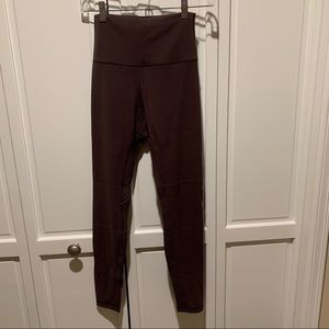 Lululemon align “black satin” size 4